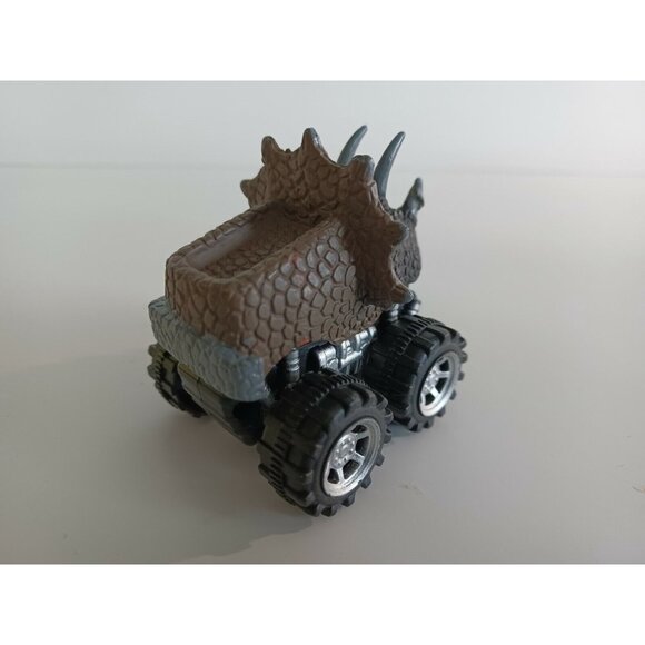 Dino Baby Pull Back Car Brown Vehicle Toy with Big Tire Wheels Toys For Kids - Picture 3 of 12